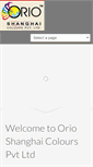 Mobile Screenshot of oriocolour.com