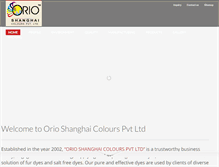 Tablet Screenshot of oriocolour.com